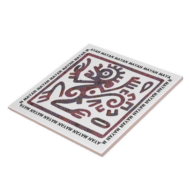 Símbolo de macaco maia (Lateral)