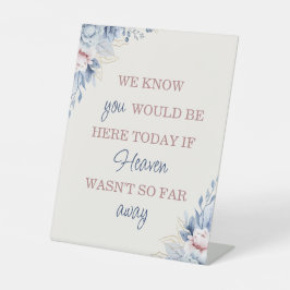 Símbolo de Mesa do Casamento Floral Azul