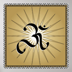 Símbolo de OM - poster