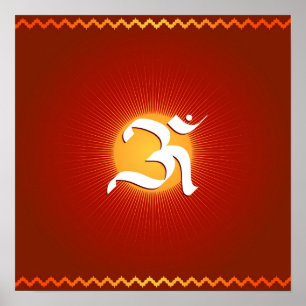 Símbolo de OM - poster