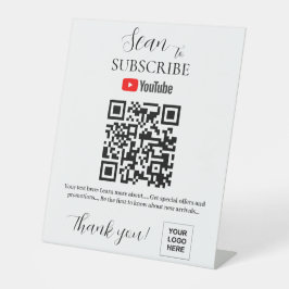 Símbolo de Pedestal do Código QR do Youtube