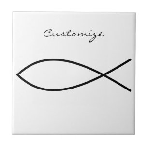 Símbolo de Peixe Cristão Ichthys Thunder_Cove