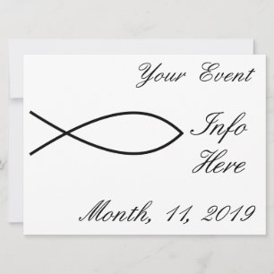 Símbolo de Peixe Cristão Ichthys Thunder_Cove