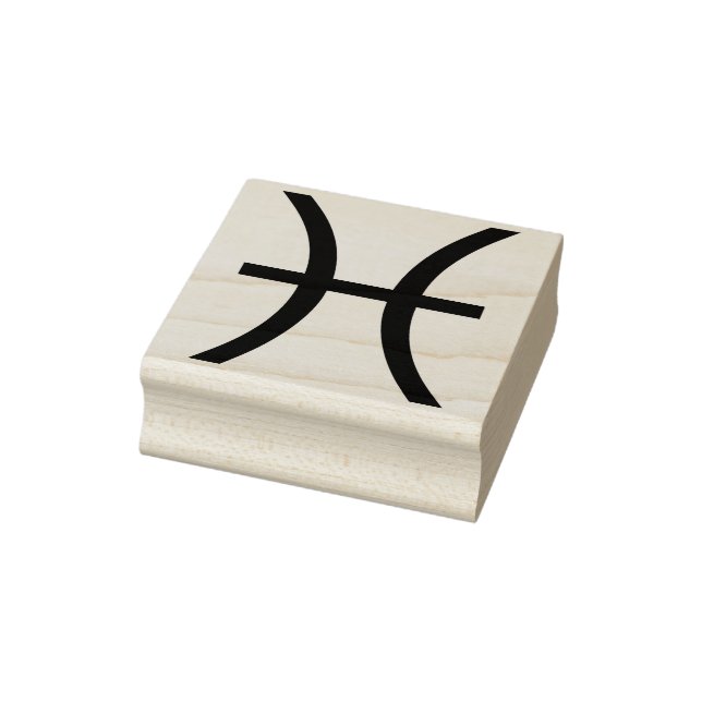 Símbolo de peixes e carimbo de arte (Carimbo)