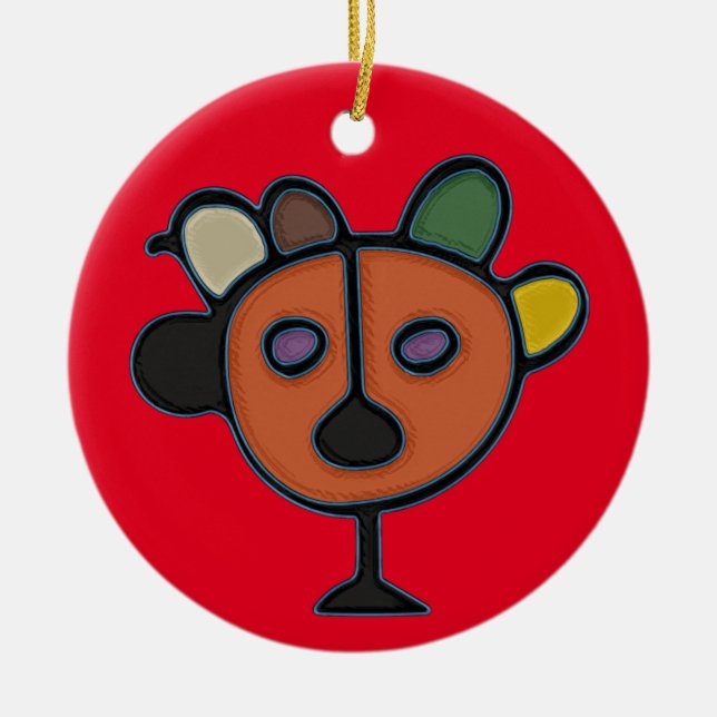 Símbolo de Taino - Ornamento do Círculo (Frente)