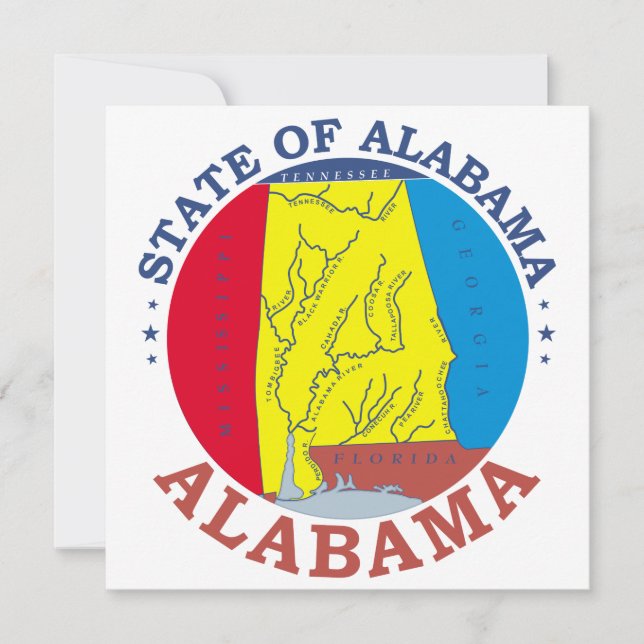 Símbolo do Alabama (Frente)