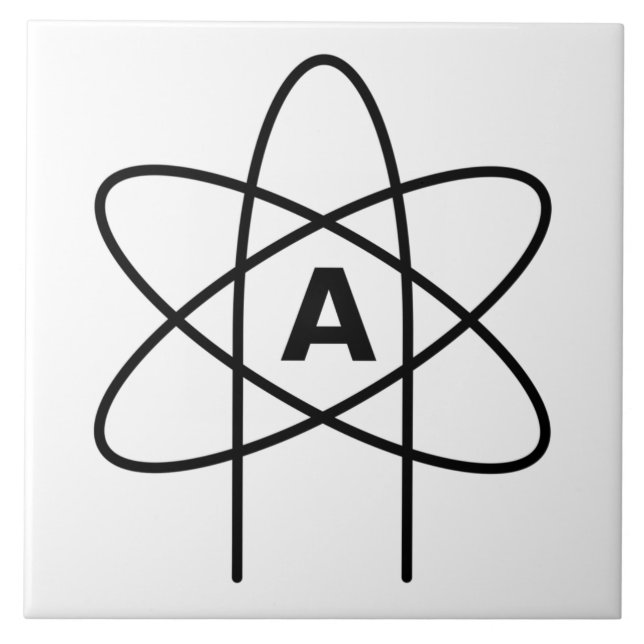 Símbolo do ateísmo (Atom Emblem) (Frente)