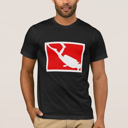 Símbolo do mergulho camiseta