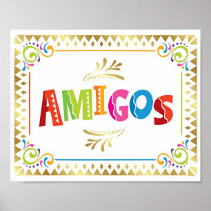 Símbolo do Partido AMIGOS Fiesta Impressão