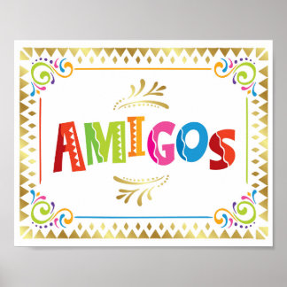 Símbolo do Partido AMIGOS Fiesta Impressão