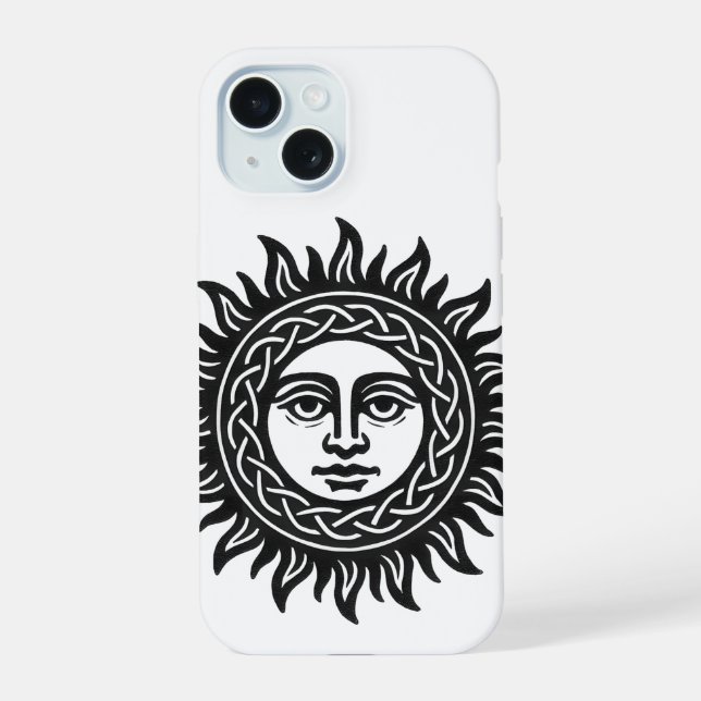 Símbolo do Rosto Solar - Emblema do Sol Negro (Verso)