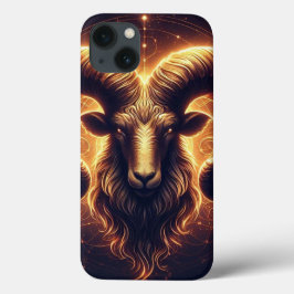 Símbolo do Zodíaco Áries Dourado