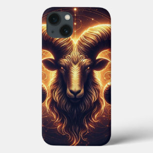 Símbolo do Zodíaco Áries Dourado
