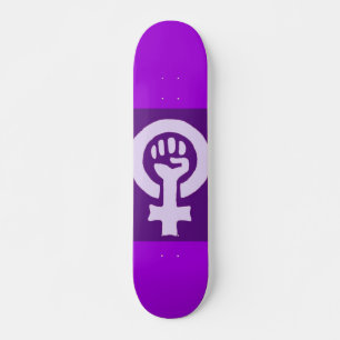 Símbolo feminino de skate