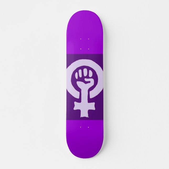 Símbolo feminino skate (Frente)