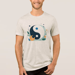 Símbolo Floral Yin Yang Harmonia e Natureza