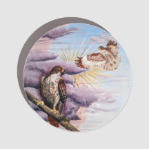 Símbolo Hex Sinal Magnet, Manuscrito Vermelho