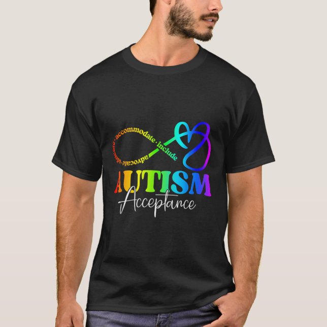 Símbolo Infinito da Camisa de Aceitação da Consciê (Frente)