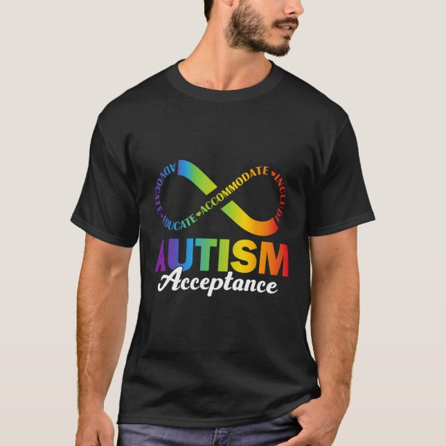 Símbolo Infinito da Camisa de Aceitação da Consciê (Frente)