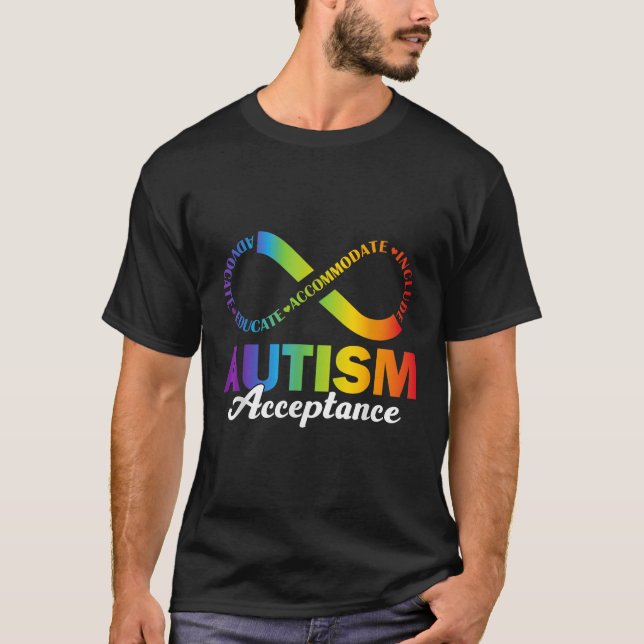 Símbolo Infinito da Camisa de Aceitação da Consciê (Frente)