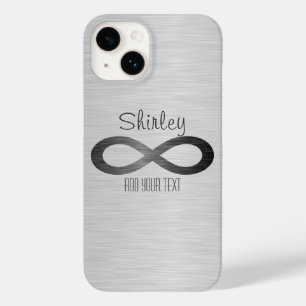 Símbolo infinito na textura falsa de metal por STa