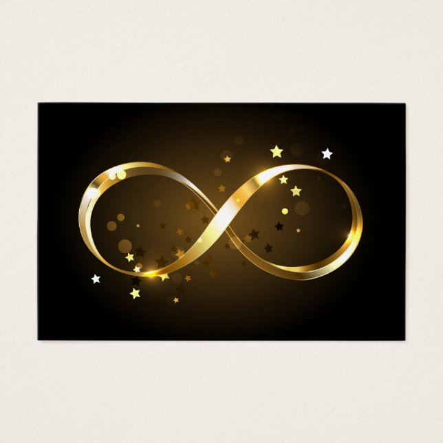Símbolo Infinity do ouro (Frente)