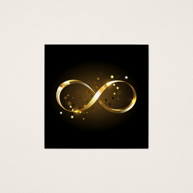 Símbolo Infinity do ouro (Frente)