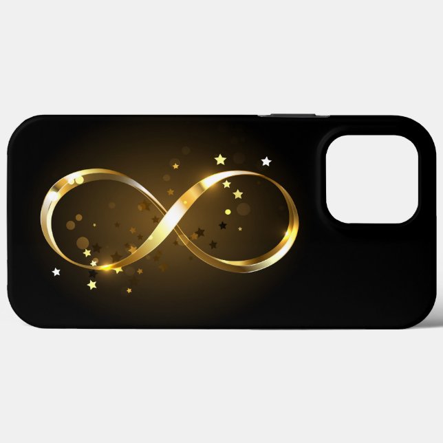 Símbolo Infinity do ouro (Verso (horizontal))
