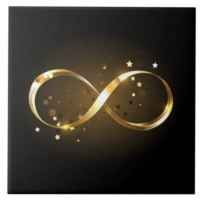 Símbolo Infinity do ouro (Frente)