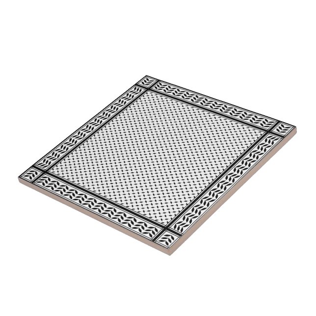 Símbolo Keffiyeh do Padrão de Resistência Palestin (Lateral)