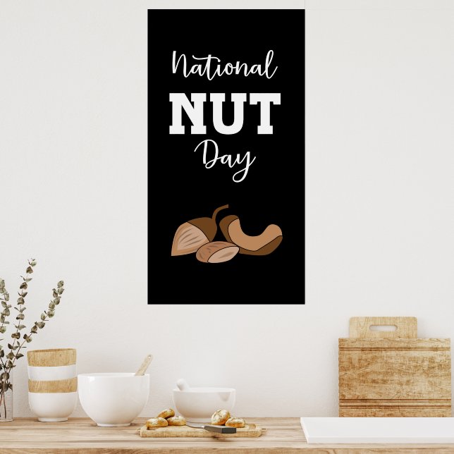 Símbolo Nacional Nut Day Poster (Cozinha)