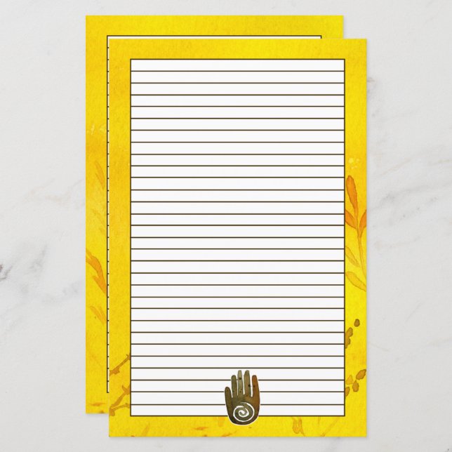 Símbolo Nativo Americano de Petroglicfe do Healer (Frente/Verso)