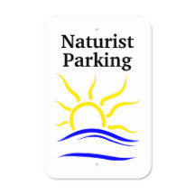Símbolo Naturist - Sinal de Estacionamento