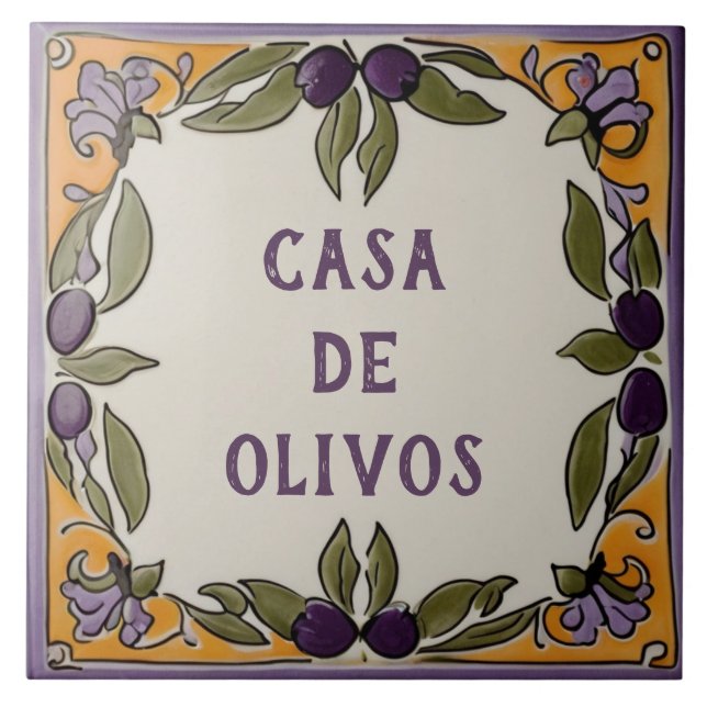 Símbolo Plástico de Nome Personalizado de Casa de  (Frente)