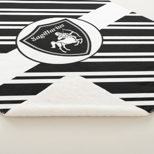 Símbolo sagitário sherpa cobertor