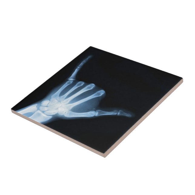 Símbolo Shaka X-Ray (Hang Loose) (Lateral)