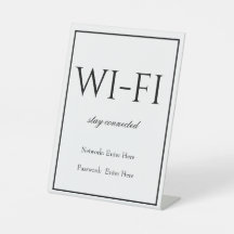Símbolo Simples Clássico Wi-Fi Convidado