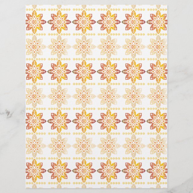 Símbolo sun letão tradicional design VIII geométri (Frente)