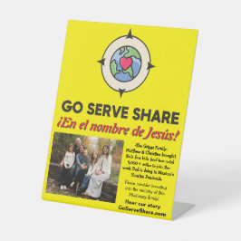 Símbolo Tabletop de Suporte Missionário Clássico