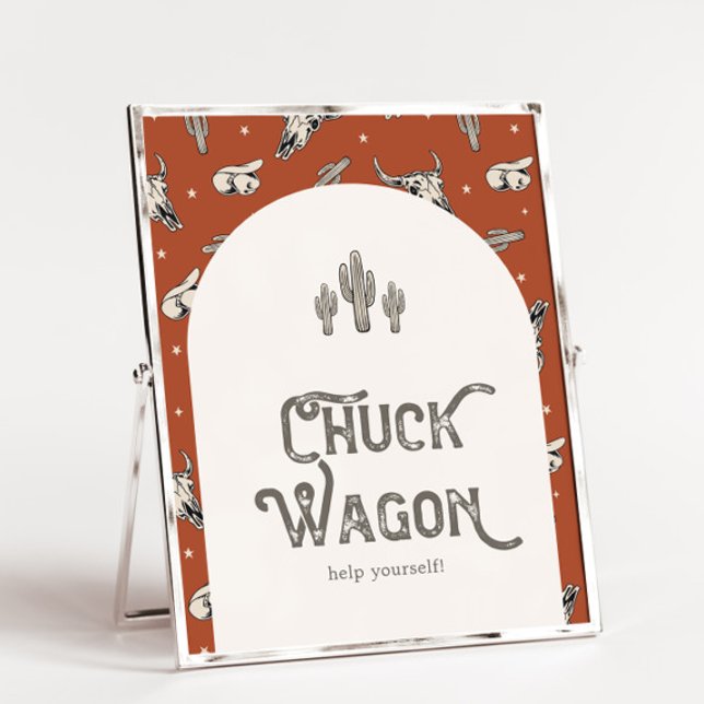 Símbolo Wild West Chuck Wagon 8x10 impresso (Criador carregado)