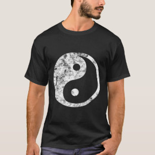 Símbolo Yin Yang . Camiseta Divertida de Yoga Tao