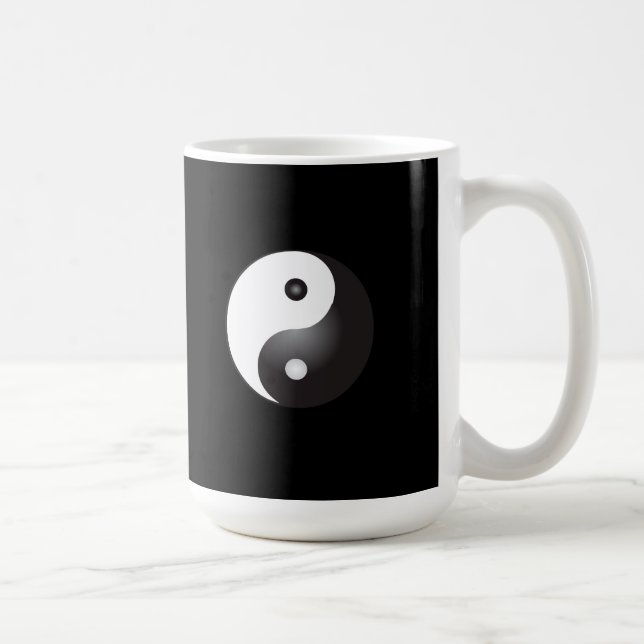 Símbolo Yin Yang: Caneca de Café (Direita)