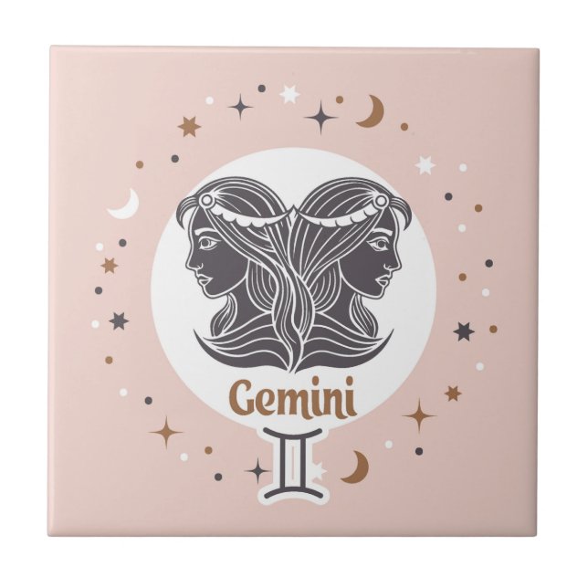 Símbolo Zodiac Gemini (Frente)