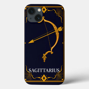 Símbolo Zodiacal de Sagitário Dourado