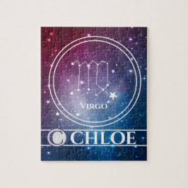 Símbolo Zodíaco Personalizado VIRGO| Quebra-cabeça