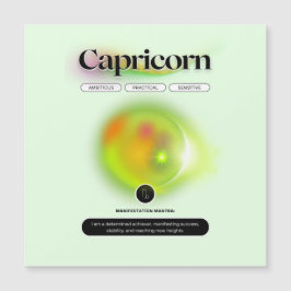 Símbolo Zodiano Moderno Capricórnio Citação Elemen