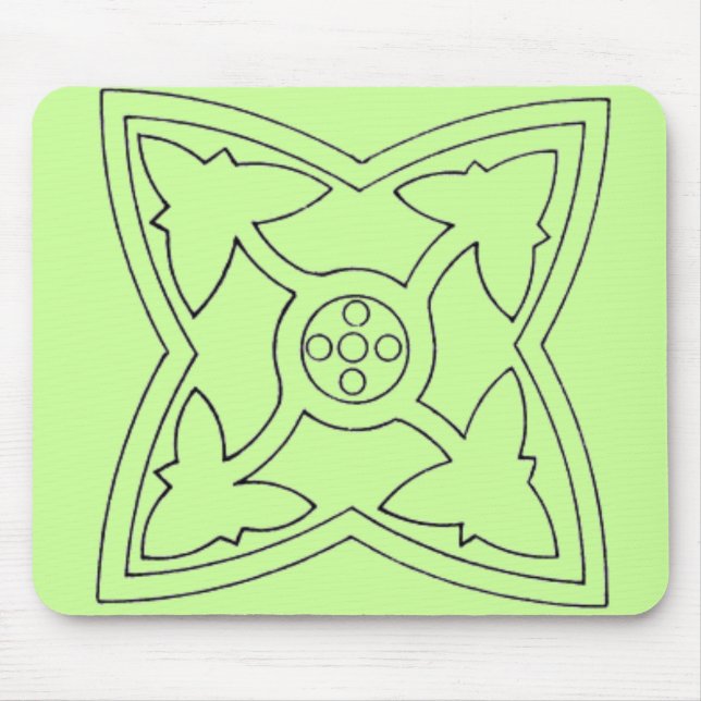 Símbolos Cristãos Mouse Pad (Frente)