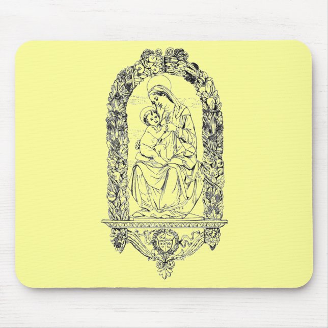 Símbolos Cristãos Mouse Pad (Frente)