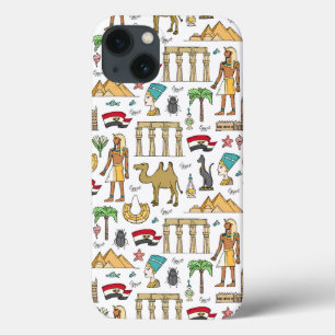 Símbolos da cor do teste padrão de Egipto
