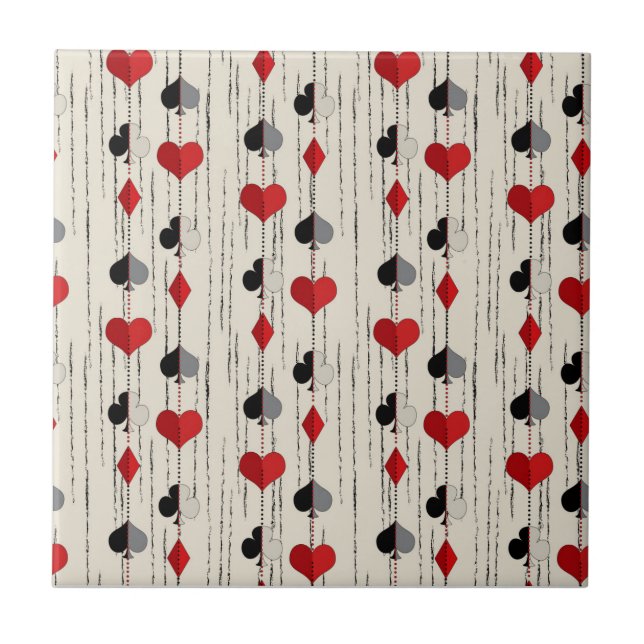 Símbolos de Cartão de Reprodução de Poker (Frente)